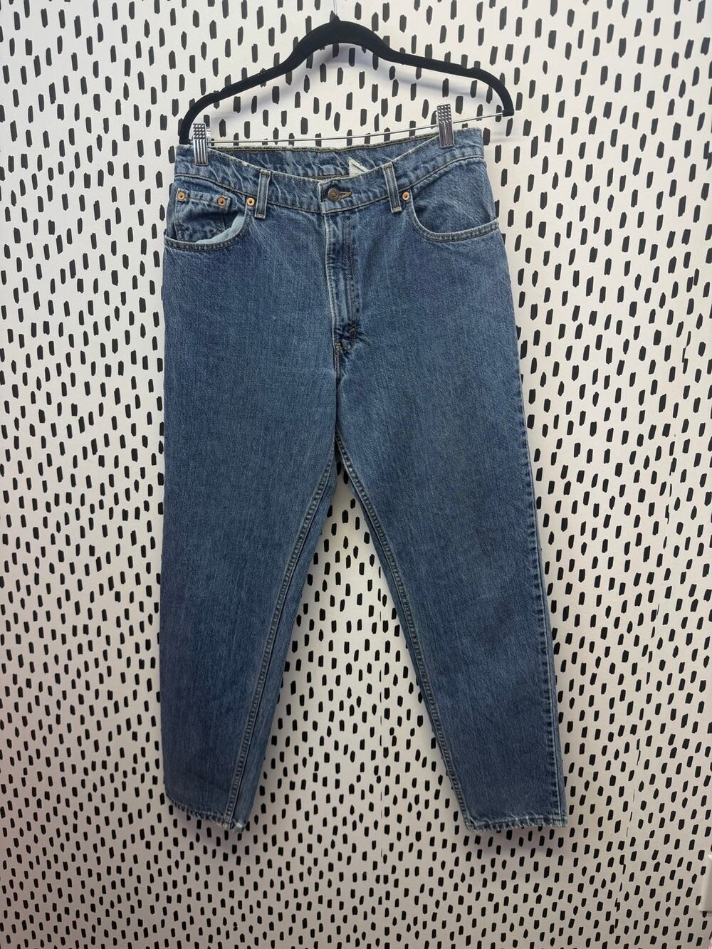 Vintage Levi's 540 denim jeans relaxed fit 13M 1993  Distressed Cowboy Western